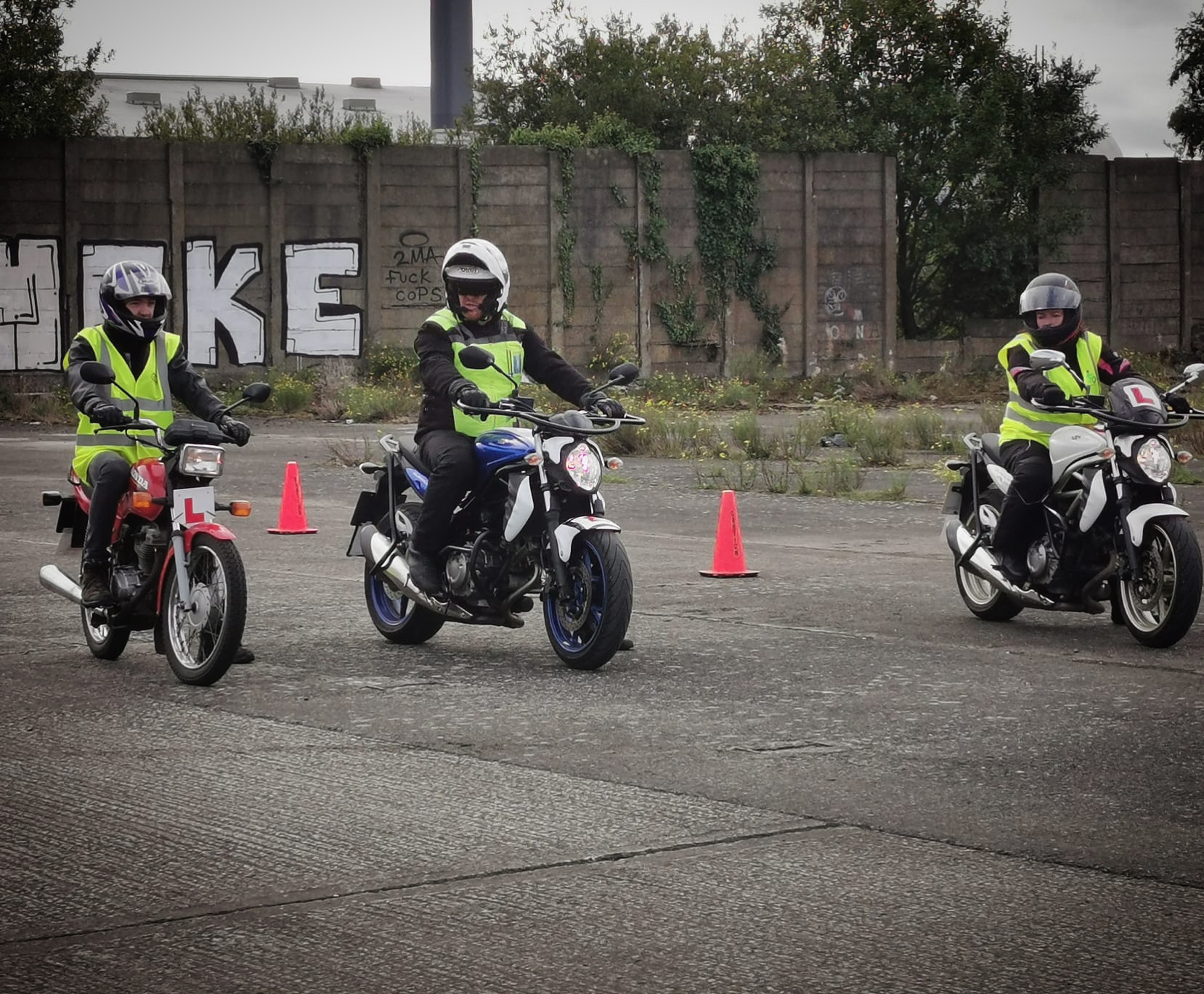 Driving Instructor providing motorcycle lessons in Belfast
