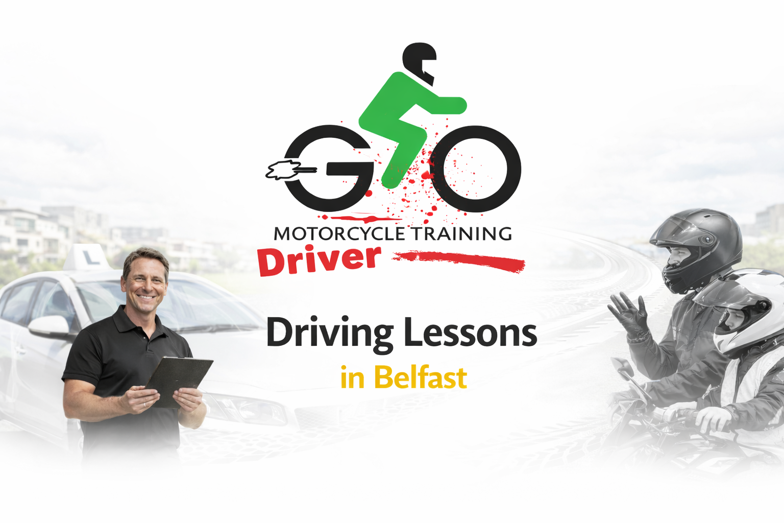 Manual and automatic driving lessons in Belfast with GO Driver Training NI